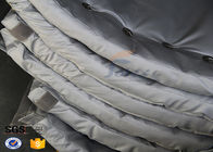 Lightweight Fiberglass Thermal Insulation Jackets , Removable Insulation Covers Fire Retardant